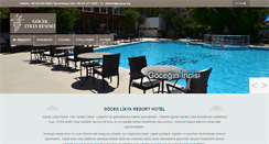 Desktop Screenshot of goceklykiaresort.com